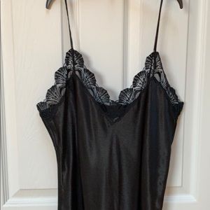 NWB long black negligee, smoke & pet free home